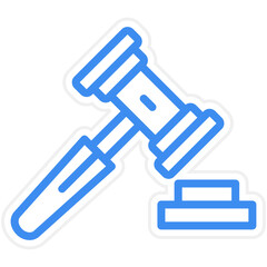 Vector Design Law Icon Style