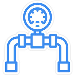 Obraz premium Vector Design Pressure Check Icon Style