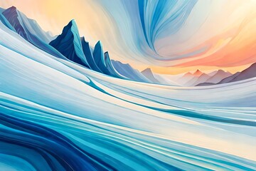 background with waves