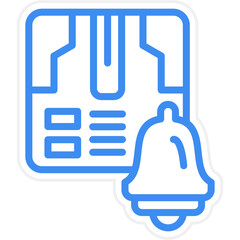 Vector Design Package Notification Icon Style
