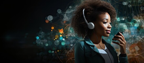 African American woman on smartphone 24 7 communication Samaritans awareness day support campaign