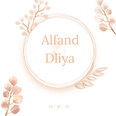 invitation minimalist card