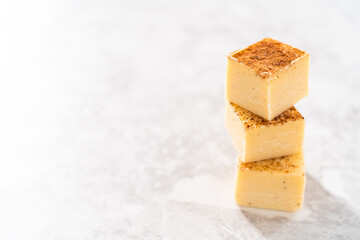 Christmas Eggnog fudge