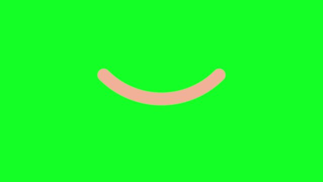 animated cartoon lips movement animated talking lips with greenscreen cartoon style
