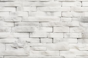 Fototapeta premium Panoramic background for text or image, vintage white brick wall texture.
