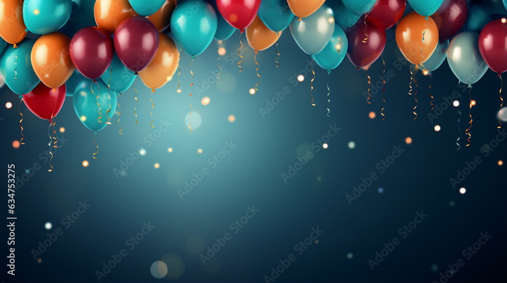 Poster presentation template for celebration and there is a blank area for placing text. the celebration el