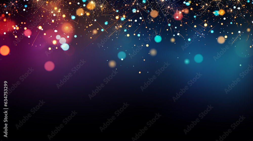 Poster presentation template for celebration and there is a blank area for placing text. the celebration el