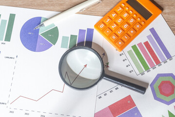 Magnifying with Business Graphs finance document.