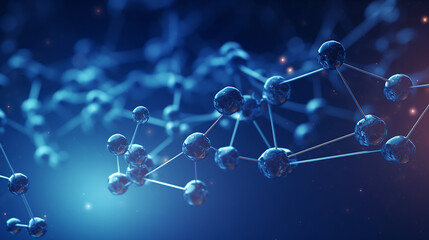 Abstract nano molecular structure