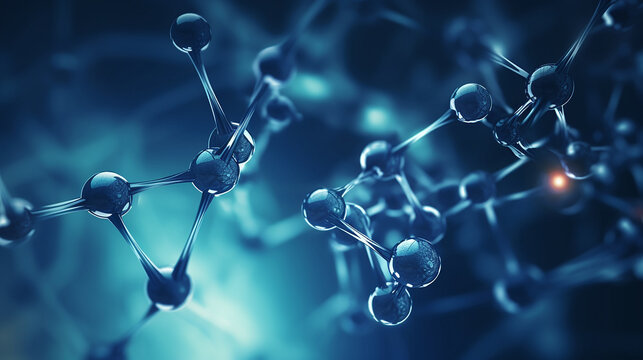 Abstract nano molecular structure