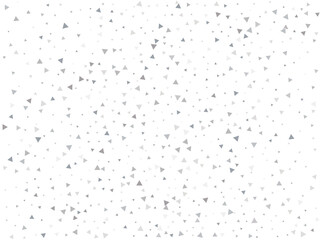 Festive Silver Triangular Confetti