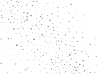 Luxury Silver Square Confetti