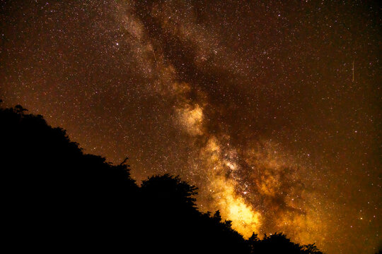 The milky way far from light pollution