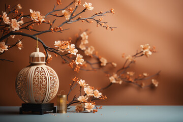 Mid-Autumn Festival China theme copy space