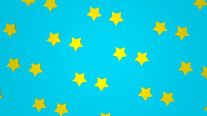 Creative cartoon style background. Stars backdrop.	
