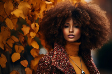 Generative ai collage image picture photo of pretty lovely lady woman in park