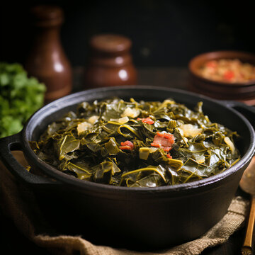 Creamy collard greens