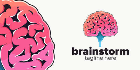 Unleash Creativity: Brain Logo Vector Templates for Inspiring Logo Designs & Idea Generation