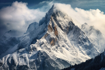 Fototapeta na wymiar Zugspitze mountain, landscape