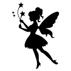 Obraz na płótnie Canvas Fairy Silhouette