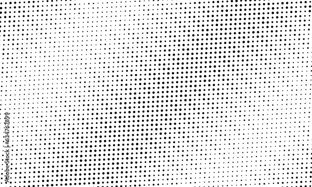 Poster monochrome polka dot pattern background vector design