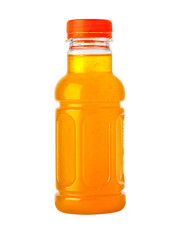 Plastic bottle with juice