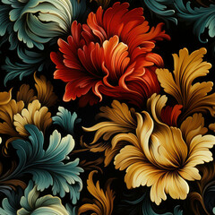 Seamless Floral Patterns | Floral luxury Pattern | vintage Patterns | Floral Prints | Scrapbook | Antique Floral Prints