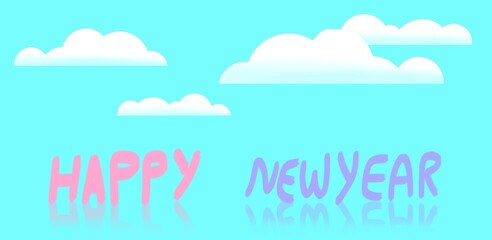 Naklejka na ściany i meble Happy new year 2024 background