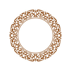 mandala frame scrollwork