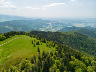Fototapeta premium Schwarzwald Landscapes. Mountains and a lake in Germany