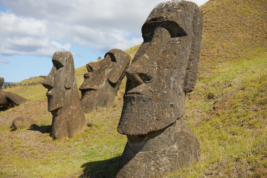 Moais auf der Osterinsel