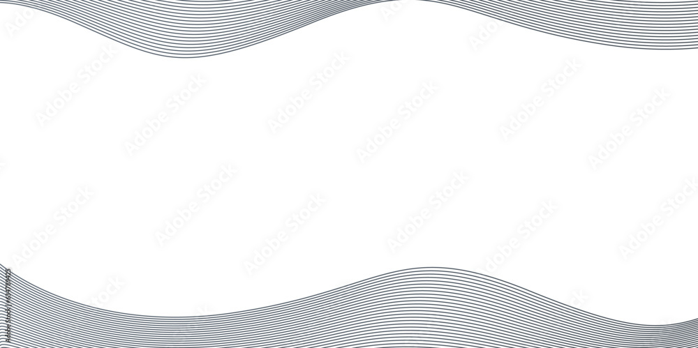 Aufkleber abstract gray gradient wave element for design. abstract grey, white smooth element swoosh speed wav