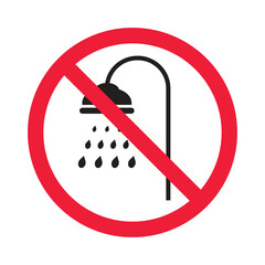 Prohibited siren vector icon. No police icon. Forbidden siren light icon. No police siren sign. Warning, caution, attention, restriction, danger flat sign design symbol pictogram