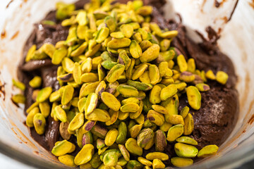 Chocolate pistachio fudge