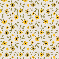 seamless pattern with flowers