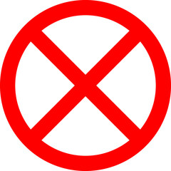 Fototapeta premium Stop sign vector symbol. Safety and warning traffic attention. Transportation law security signs