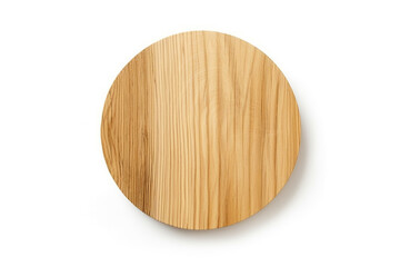 Timber on white background.Generative Ai.