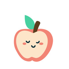 red apple cartoon character