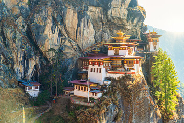 Taktshang Goemba or Tigers Nest Monastery in Paro, Bhutan