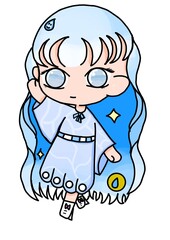 A heartwarming chibi illustration skillfully crafted by a kid artist. This adorable artwork captures the essence of childlike creativity and innocence.