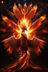Solar Flare Phoenix: Ignition of Cosmic Renewal