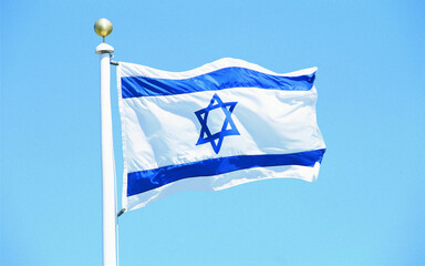 Israel. National flag of the country. In high quality. High quality illustration