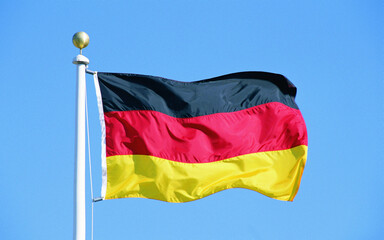 Germany. National flag of the country. In high quality. High quality illustration