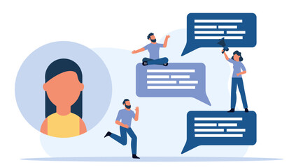 Business person student vector education concept illustration