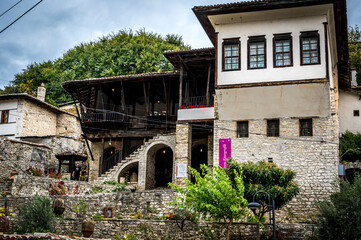 ethnographic museum exterior in Berat, Albania