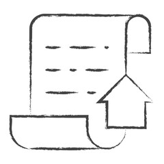 Hand drawn files Search illustration icon