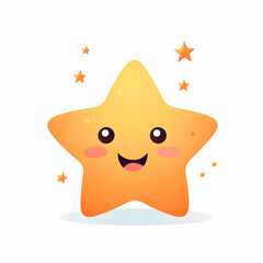 cheerful star illustration