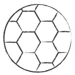 Fototapeta premium Hand drawn football illustration icon