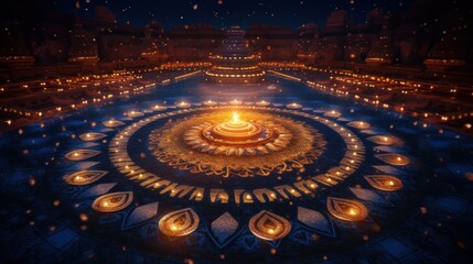 diwali mandala
