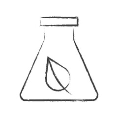 Hand drawn bio science illustration icon